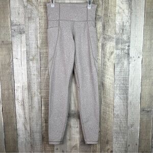 - Athleta Size XXS Tan Rain Water White Fleck Salutation Stash Waist Poc…